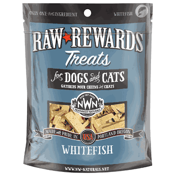 Northwest Naturals Raw Rewards Freeze Dried Whitefish Cat & Dog Treat 2.5oz