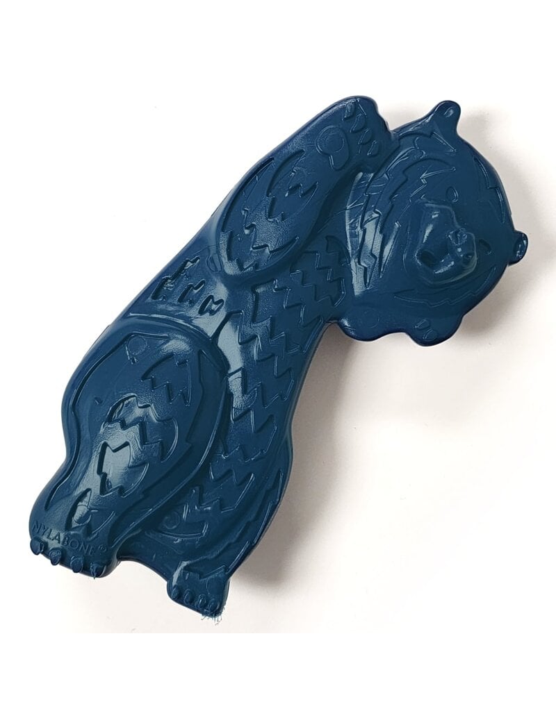 Nylabone Power Chew Love Our Oceans Teddy Bear Bone Dog Toy Large
