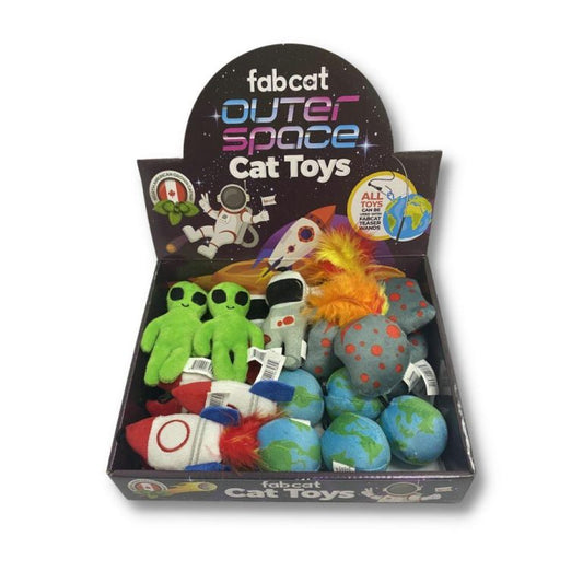 FabCat Assorted Outer Space Catnip Toy