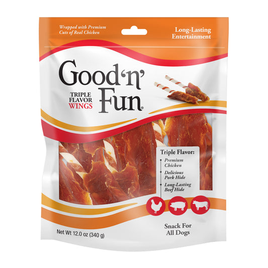 Good 'n' Fun Triple Flavor Wings 12oz