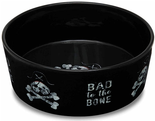 Loving Pets Dolce Moderno Bowl Bad to the Bone Design Large