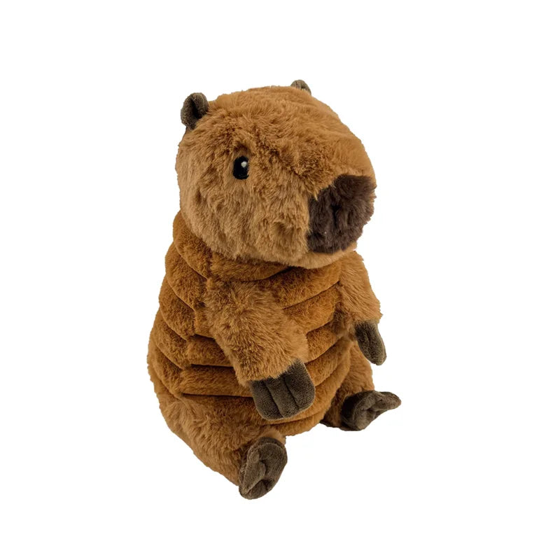 Pet Lou Zoo Friends Plush Dog Toy 12 in Capybara