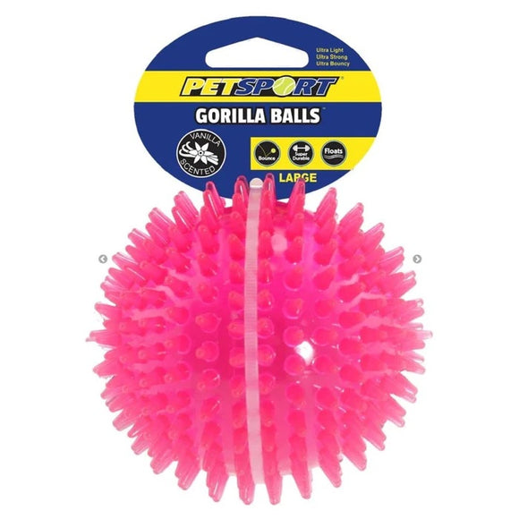 PetSport Gorilla Ball Scented Dog Toy, Asst Colors