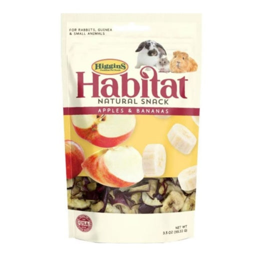 Higgins Higgins Habitat Small Animal Treats Apple/Banana 3.5oz