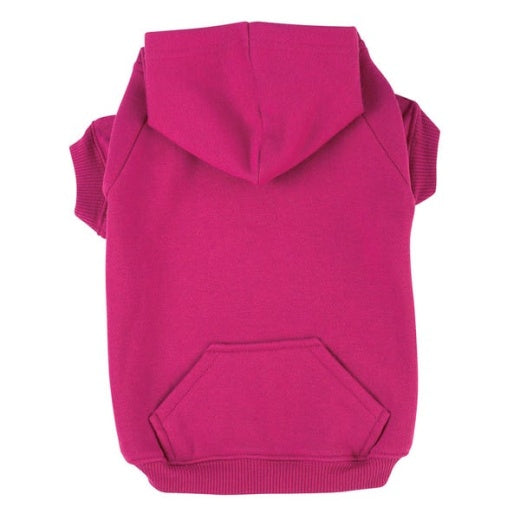 Petedge Zack & Zoey Basic Dog Hoodie Large Pink