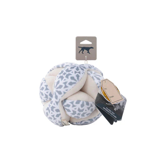 Tall Tails Holiday 8in Snow Ball Puzzle Plush Holiday Dog Toy