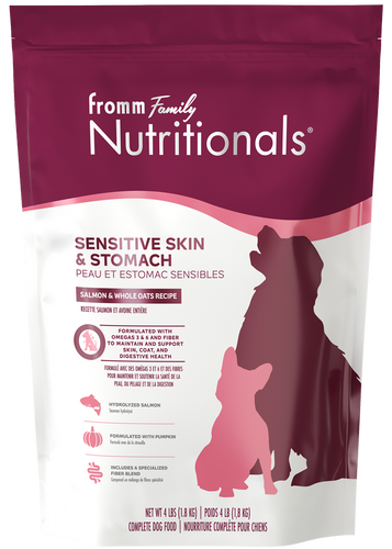 Fromm Nutritionals Dry Dog Food Sensitive Stomach Salmon and Oatmeal 4lb