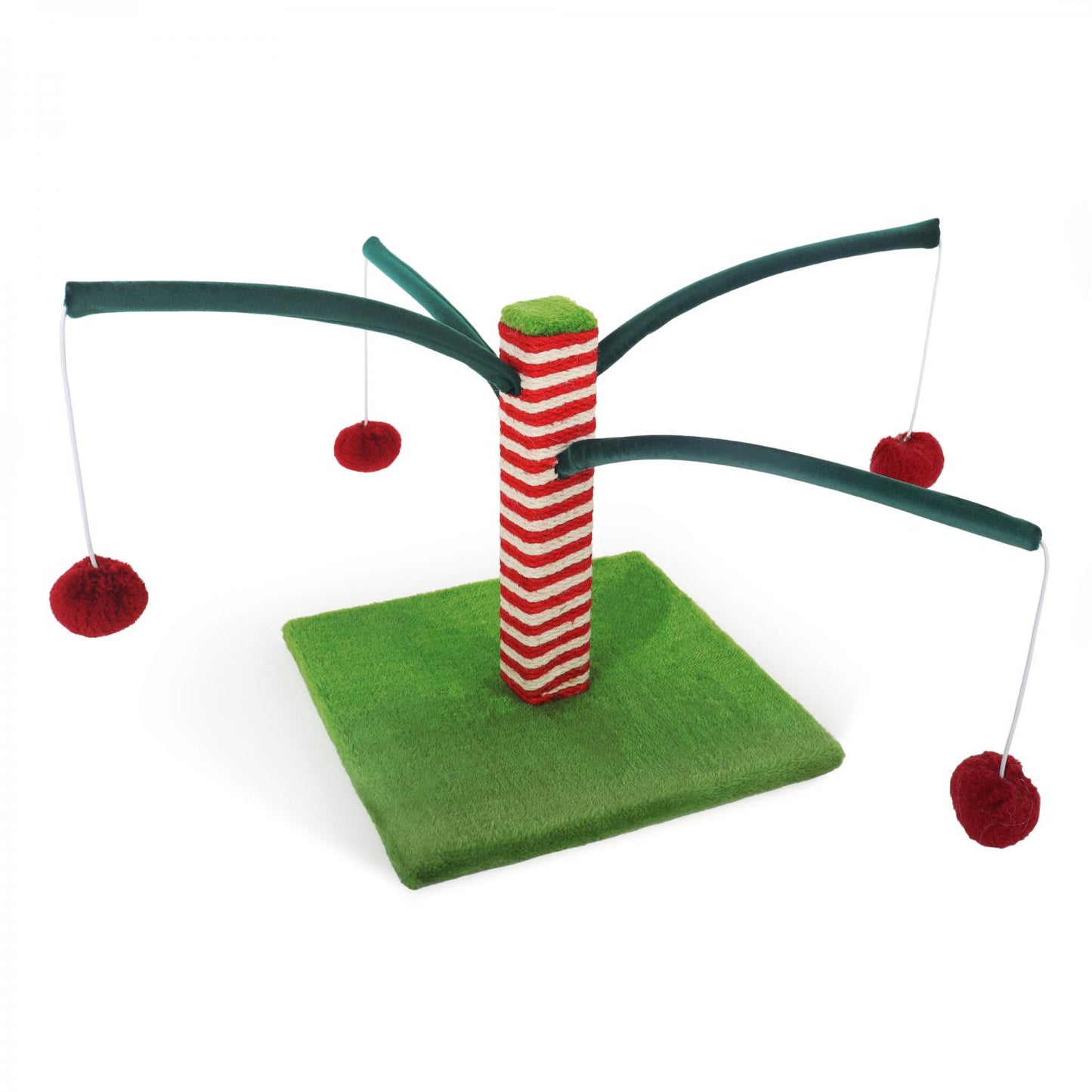 Prevue Holiday Bouncy Elf Cat Scratcher with Toys