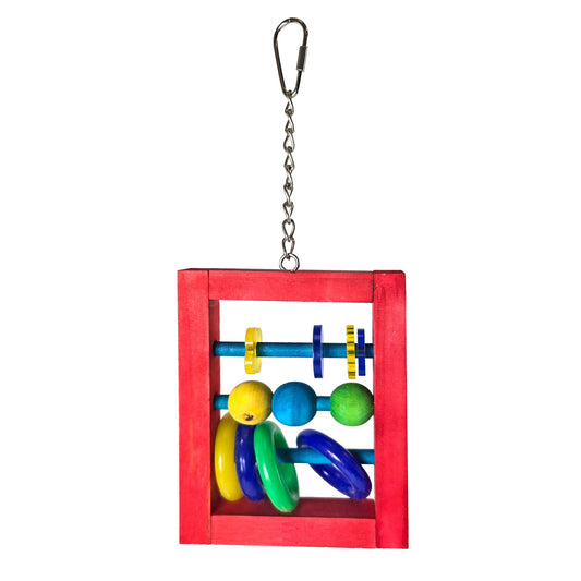 A & E Cages Happy Beaks Tweet & Tally Hanging Bird Toy