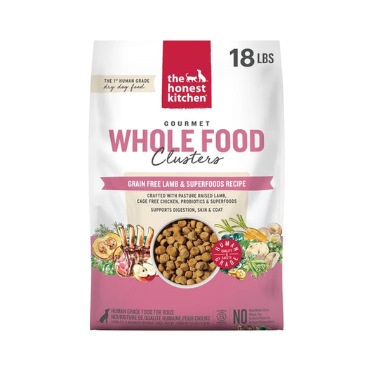 Honest Kitchen Clusters Grain Free Dog Food Lamb 18lb