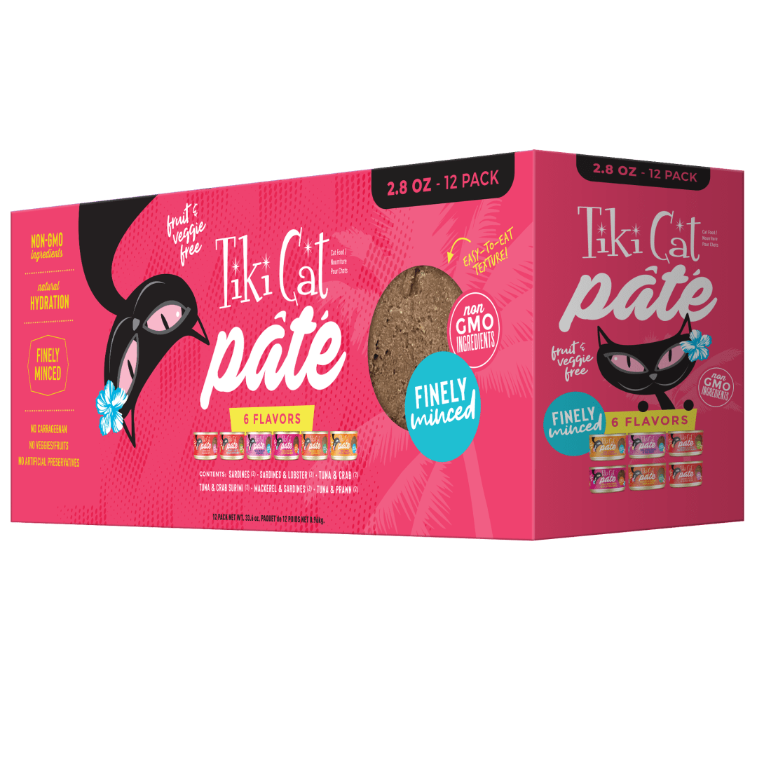 Tiki Cat Grill Pâté Wet Cat Food Variety Pack 2.8oz Cans (12 Count)