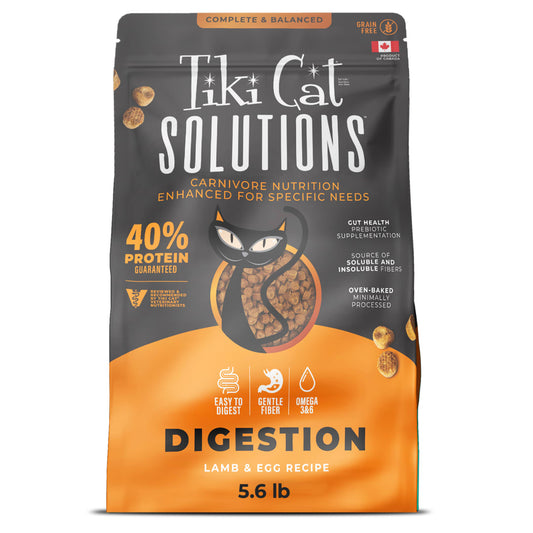 Tiki Cat Solutions Digestion Lamb & Egg 5.6 lb