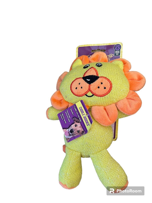 Multipet 8.5' Sparkle Animal Cuddle Buddies with Squeaker By Multipet (One Toy - Styles Vary)