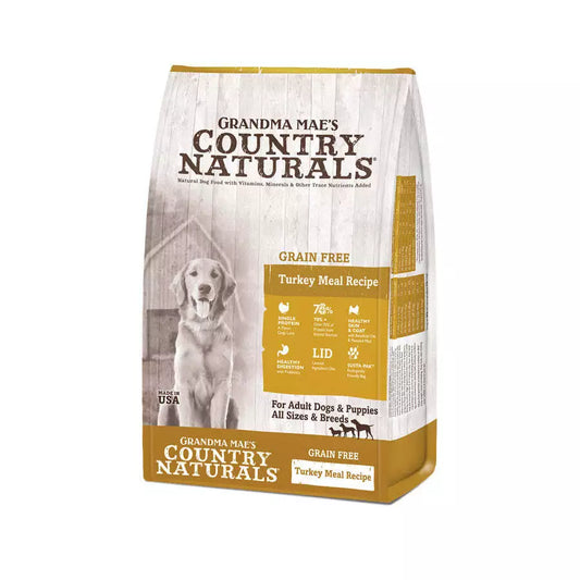 Grandma Mae's Country Naturals Grain Free L.I.D. Dry Dog Food Turkey 9oz