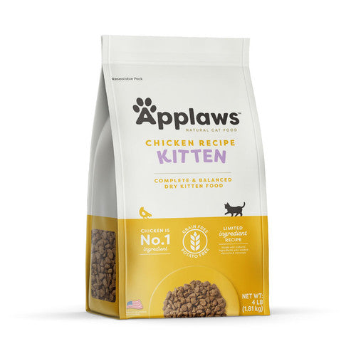 Applaws Dry Kitten Food, Grain-Free Chicken 4lb bag