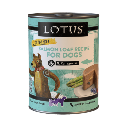 Lotus Loaf Salmon Recipe Wet Dog Food 12.5oz