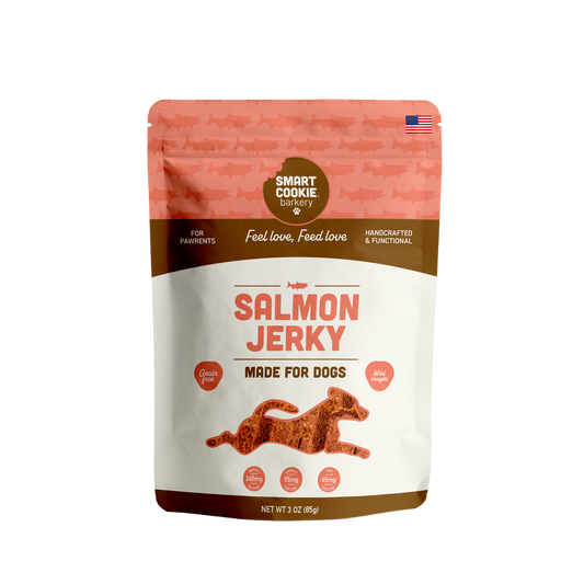 Smart Cookie Barkery Salmon Jerky Dog Treats, 3oz