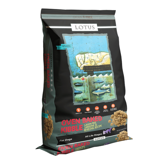Lotus Regular Bites Sardine Recipe Dry Dog Food 20lb