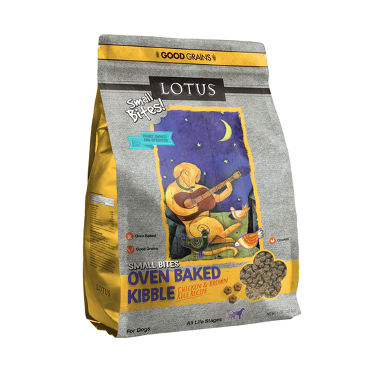 Lotus Small Bites Chicken Adult Recipe Dry Dog Food 5lb
