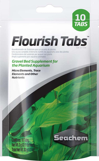 Seachem Flourish Tabs Plant Supplement 1.1oz 10pk