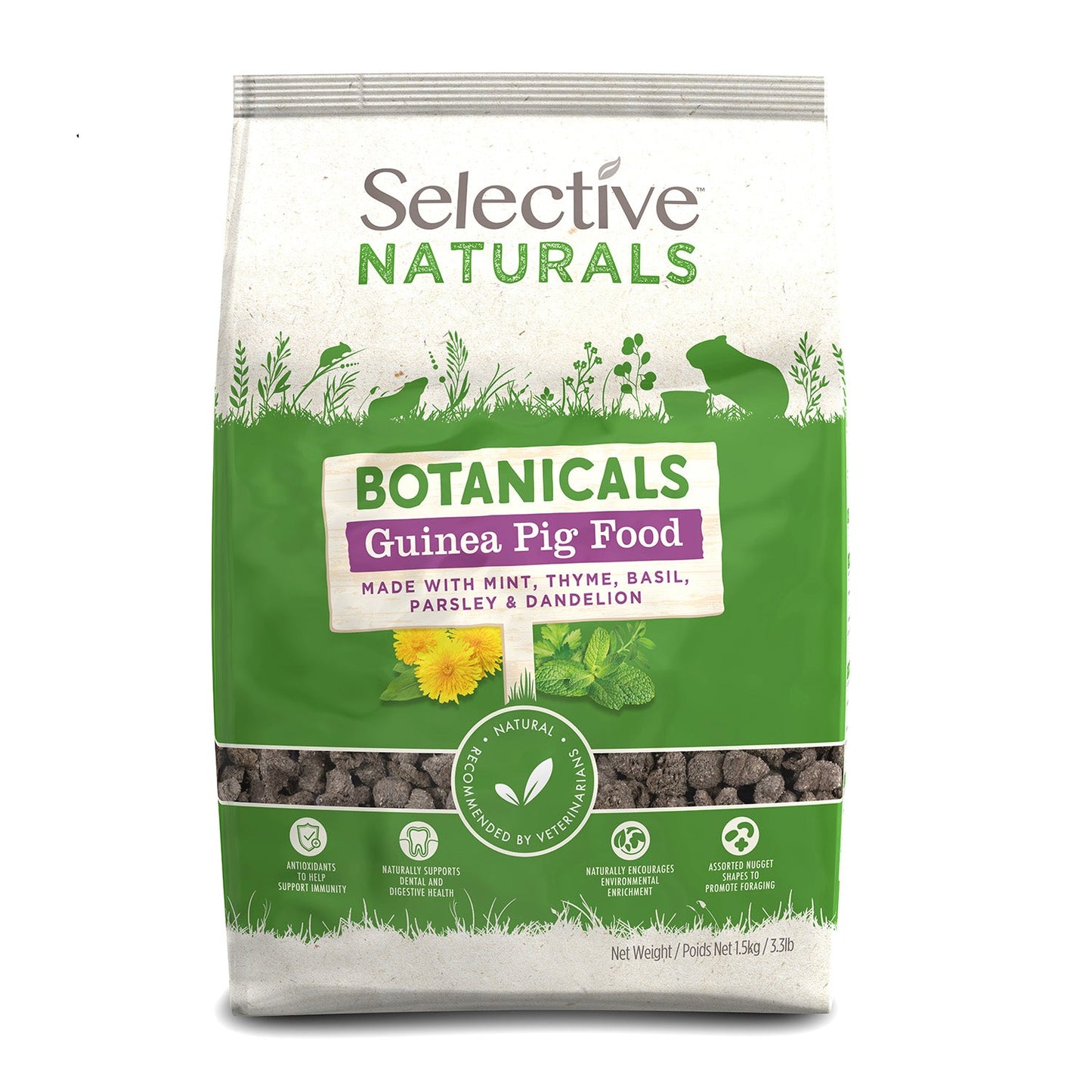 Science Selective Naturals Botanicals Guinea Pig Food 3.3 lb