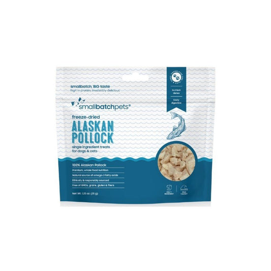 Smallbatch Freeze Dried Alaskan Pollock Dog Treats 1.25oz