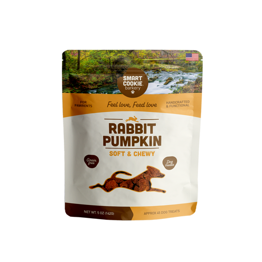 Smart Cookie Barkery Regional Bites Central Lowlands Rabbit & Pumpkin Treats For Dogs, 5oz