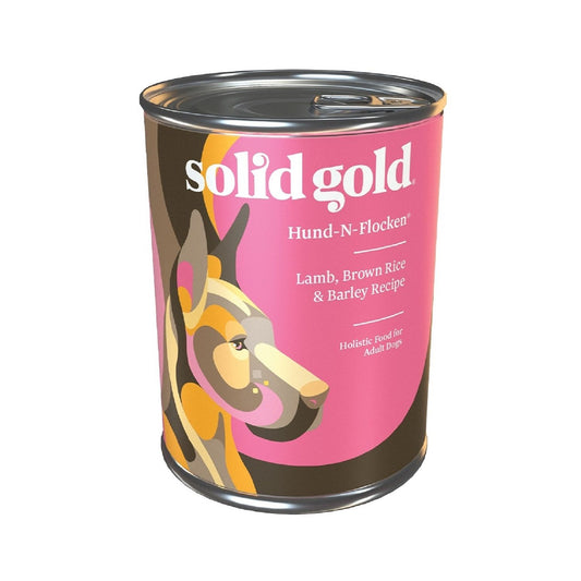 Solid Gold Hund-N-Flocken Lamb, Brown Rice & Pearled Barley Recipe Wet Dog Food 13oz