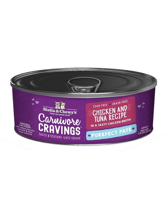 Stella & Chewy's 2.8 Carnivore Cravings Purrfect Chicken Tuna Pate