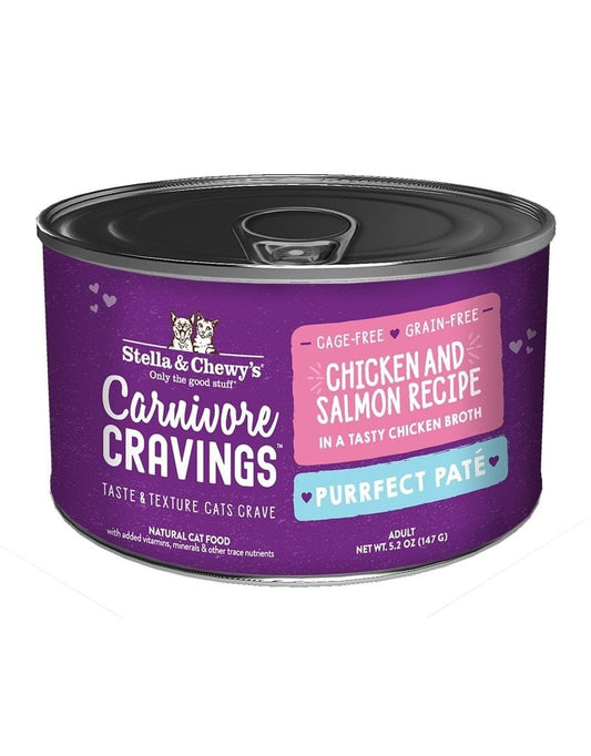 Stella and Chewy's Wet Cat food Shreds 5.2oz Chicken and Salmon