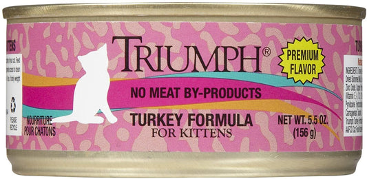 Triumph Natural Turkey Kitten Canned Cat Food - 5.5 oz