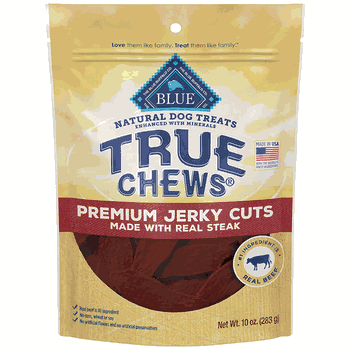 True Chews Premium Jerky Cuts Steak Dog Treats 10oz