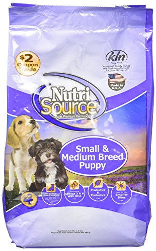 Nutrisource Chicken and Rice Small and Meduium Breed Puppy 1.5lb