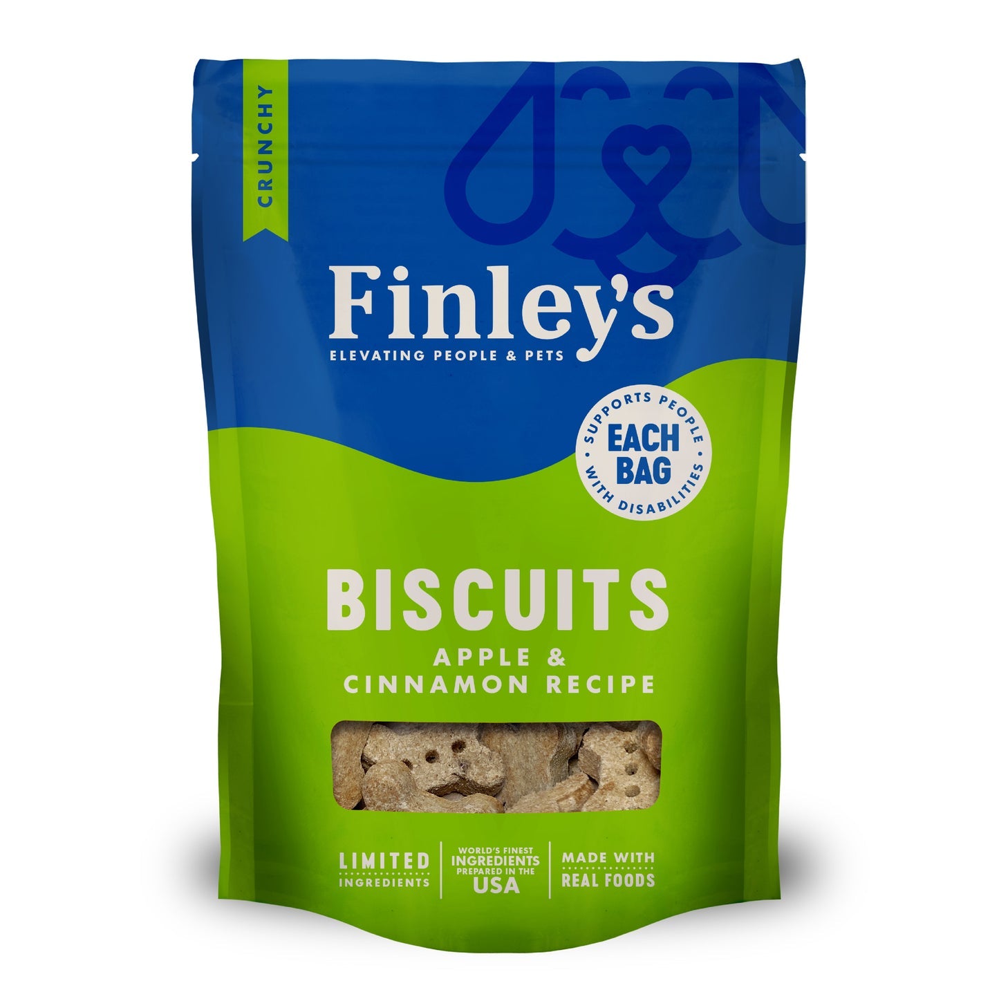 Finley's Barkery Crunchy Dog Biscuits Apple & Cinnamon 6 oz