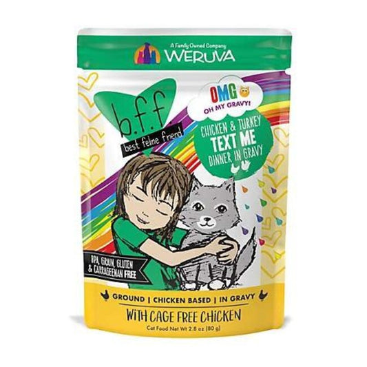 Weruva Cat Bff Omg Text Me 3oz Pouch