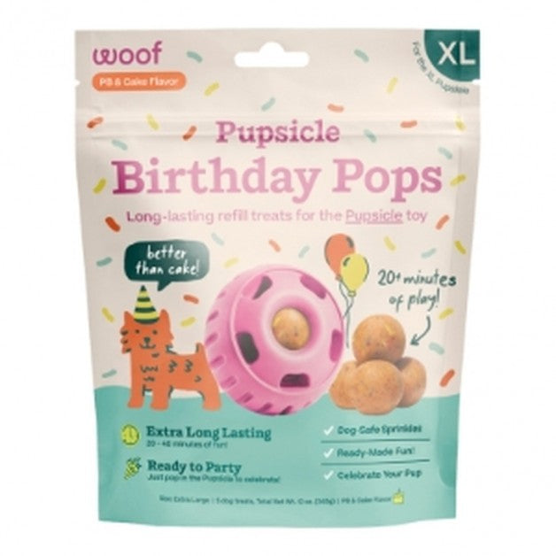 Woof Dog Birthday Pops X-Large 12oz 5pk