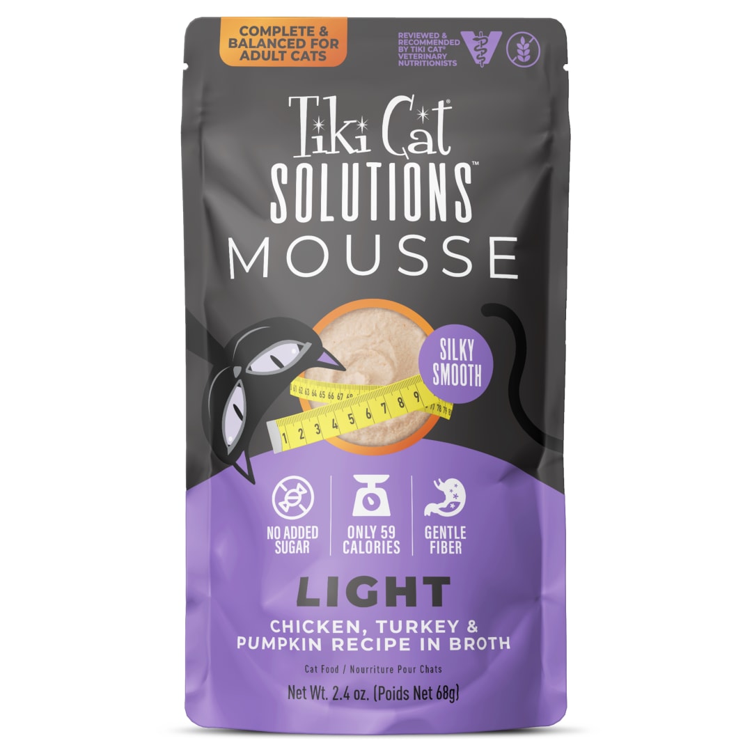 Tiki Cat Special Light Wet Cat Food Chicken Turkey & Pumpkin 2.4oz Pouch