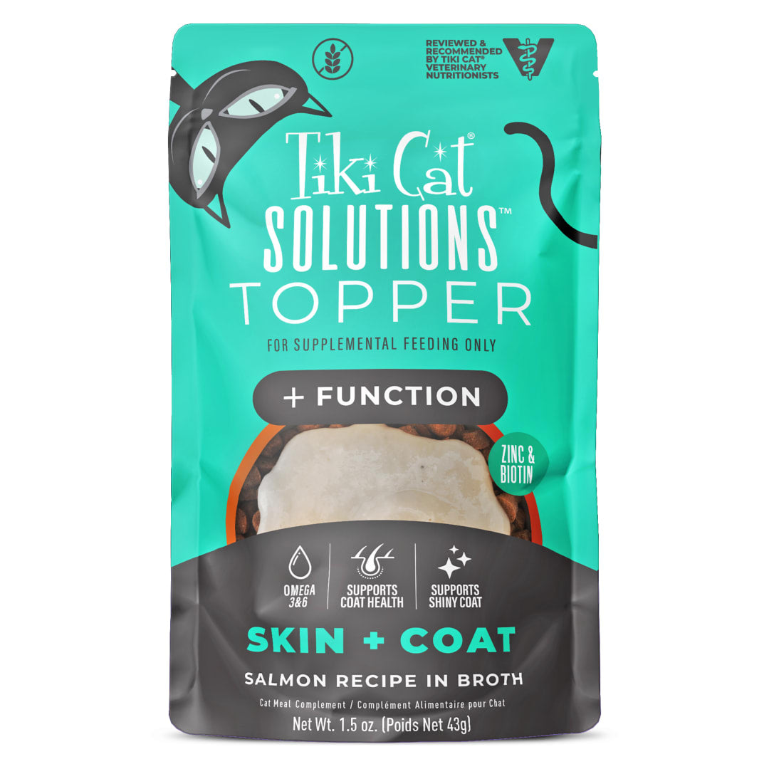 Tiki Cat Born Carnivore Functional Topper Skn&Coat 1.5oz