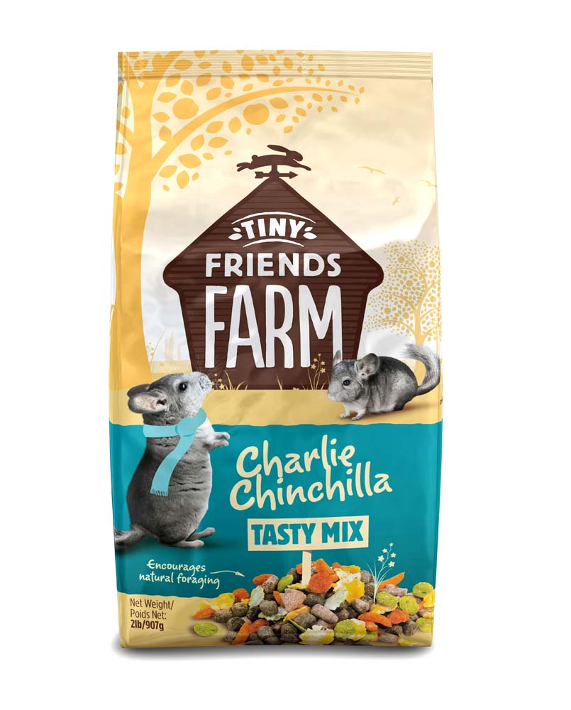 Tiny Friends Farm Charlie Chinchilla Tasty Mix Dry Food 2 lb