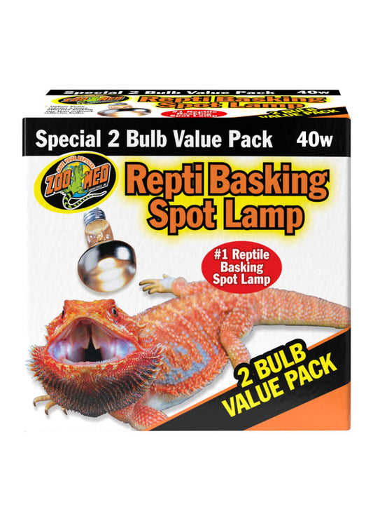 Zoo Med Bulb Basking Spot 40 Watt 2 Pack