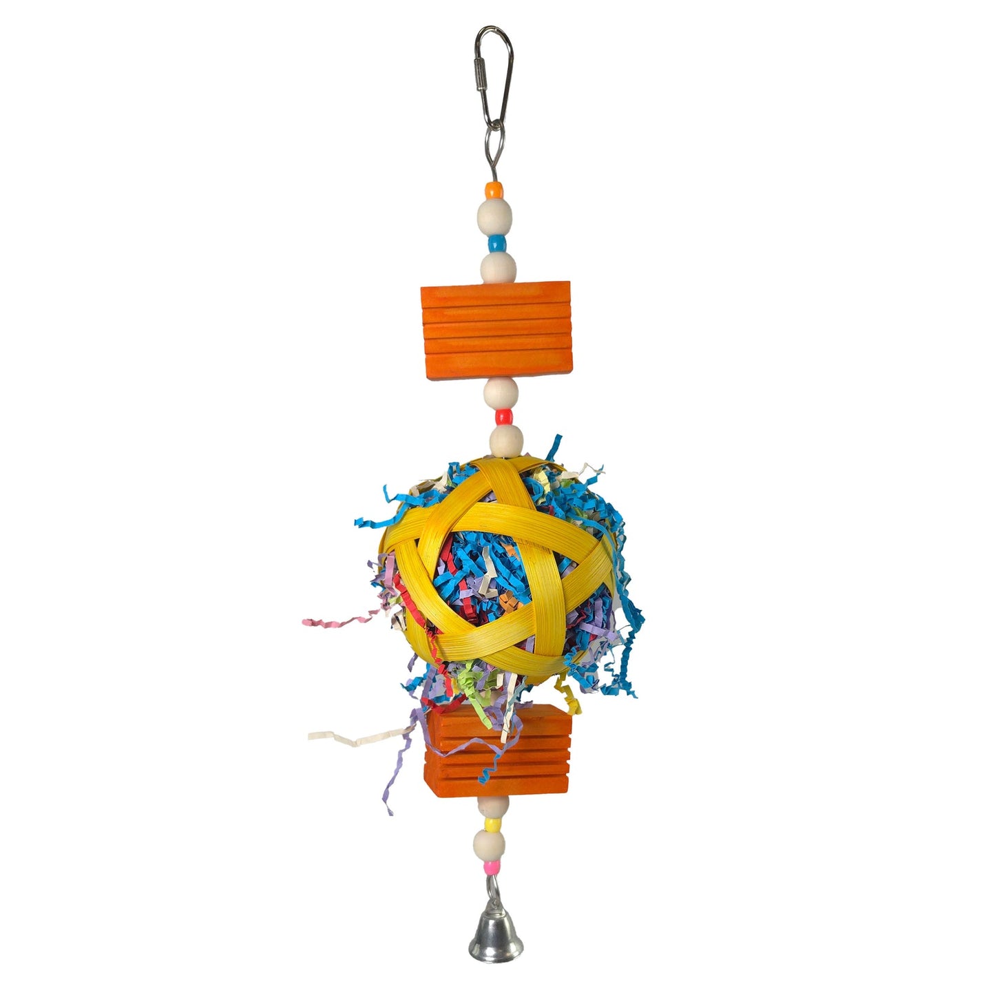 A & E Cages Happy Beaks Party Ball Hanging Bird Toy