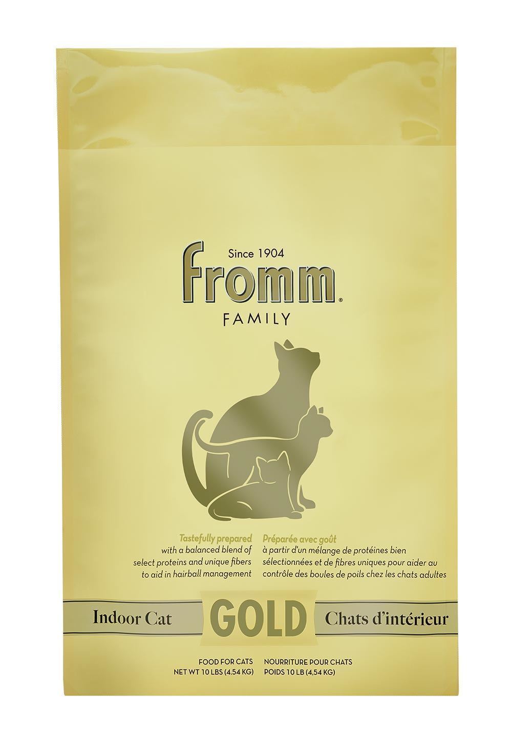 Fromm Gold Indoor Dry Cat food 10lb