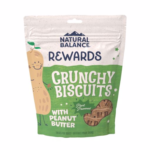 Natural Balance 14oz Crunchy Biscuits Peanut Butter Dog Treat