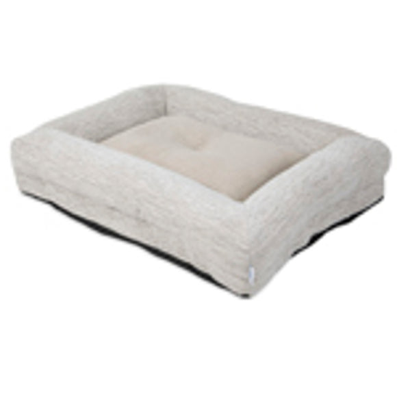 La-z-Boy 35 x 27in Rosie Lounger Dog Bed Taupe