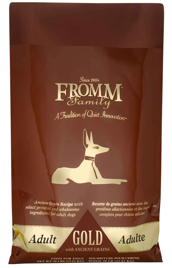 Fromm Gold Adult Gold with Ancient Grains Dry Dog Food, 30 Pounds