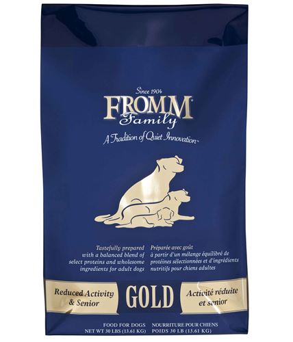 Fromm Family Reduced Activity & Senior Gold Food for Dogs 30 lb