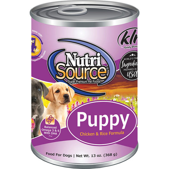 Nutrisource 13oz Chicken and Rice Puppy