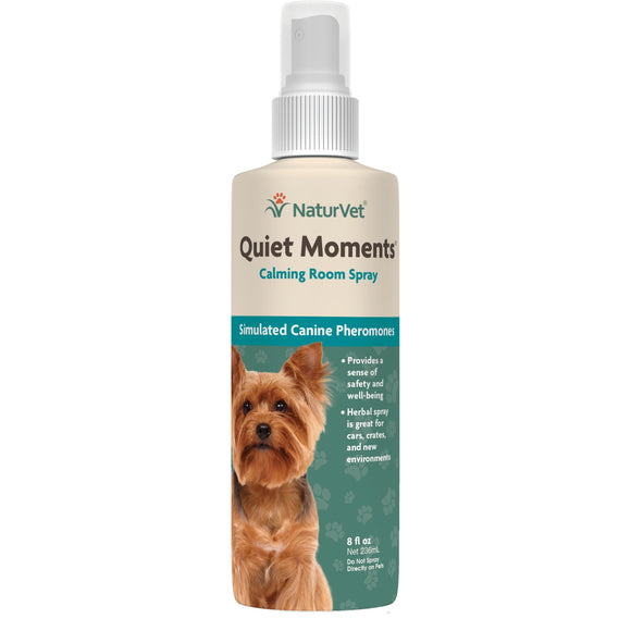NaturVet Quiet Moments Herbal Calming Spray, Canine, 8 oz