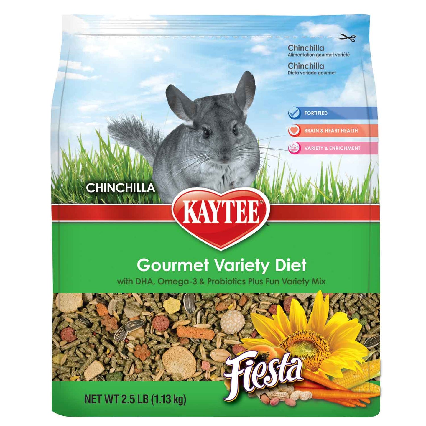 Kaytee Fiesta Chinchilla Food 2.5 pound bag