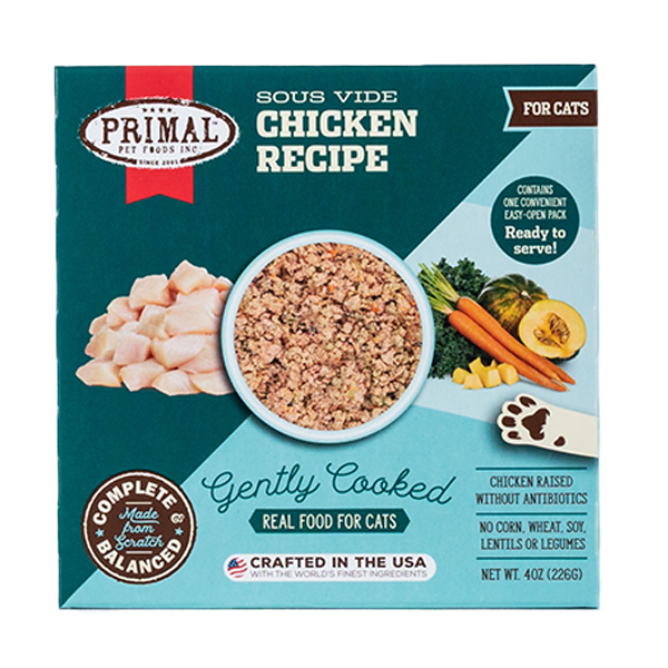 Primal Cat Gently Cooked Sous Vide Chicken 4 oz